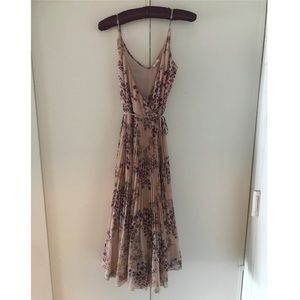 Wilfred pleated midi dress